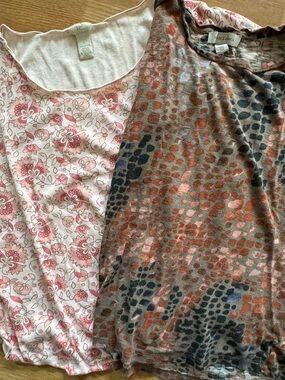 Tee bundle J. Jill & Vtg America Printed Tees